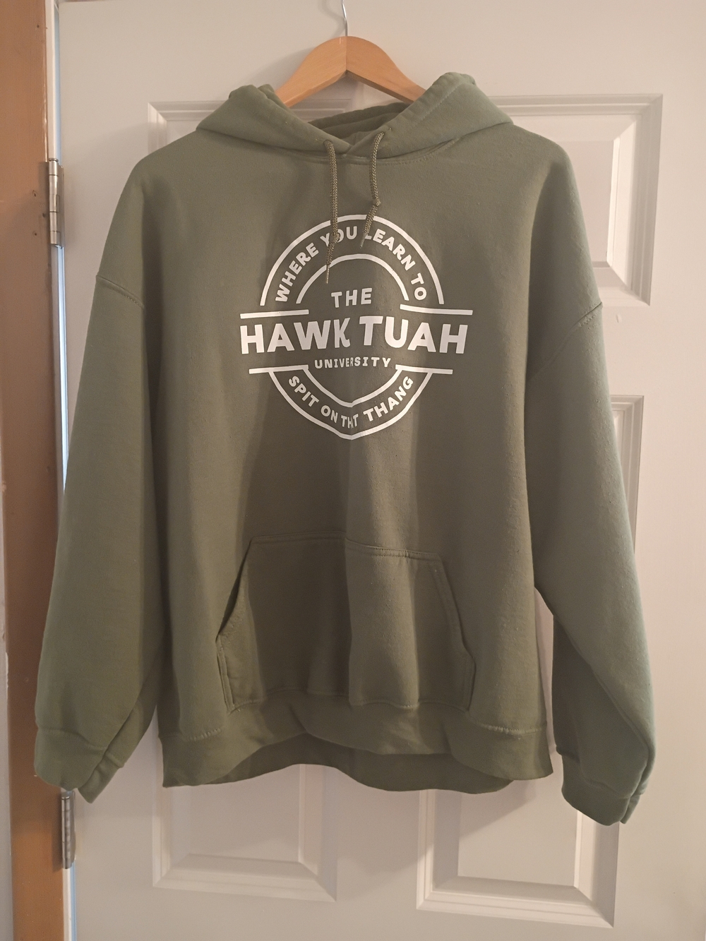 Olive Green Funny Hoodie - Women's Hoodie